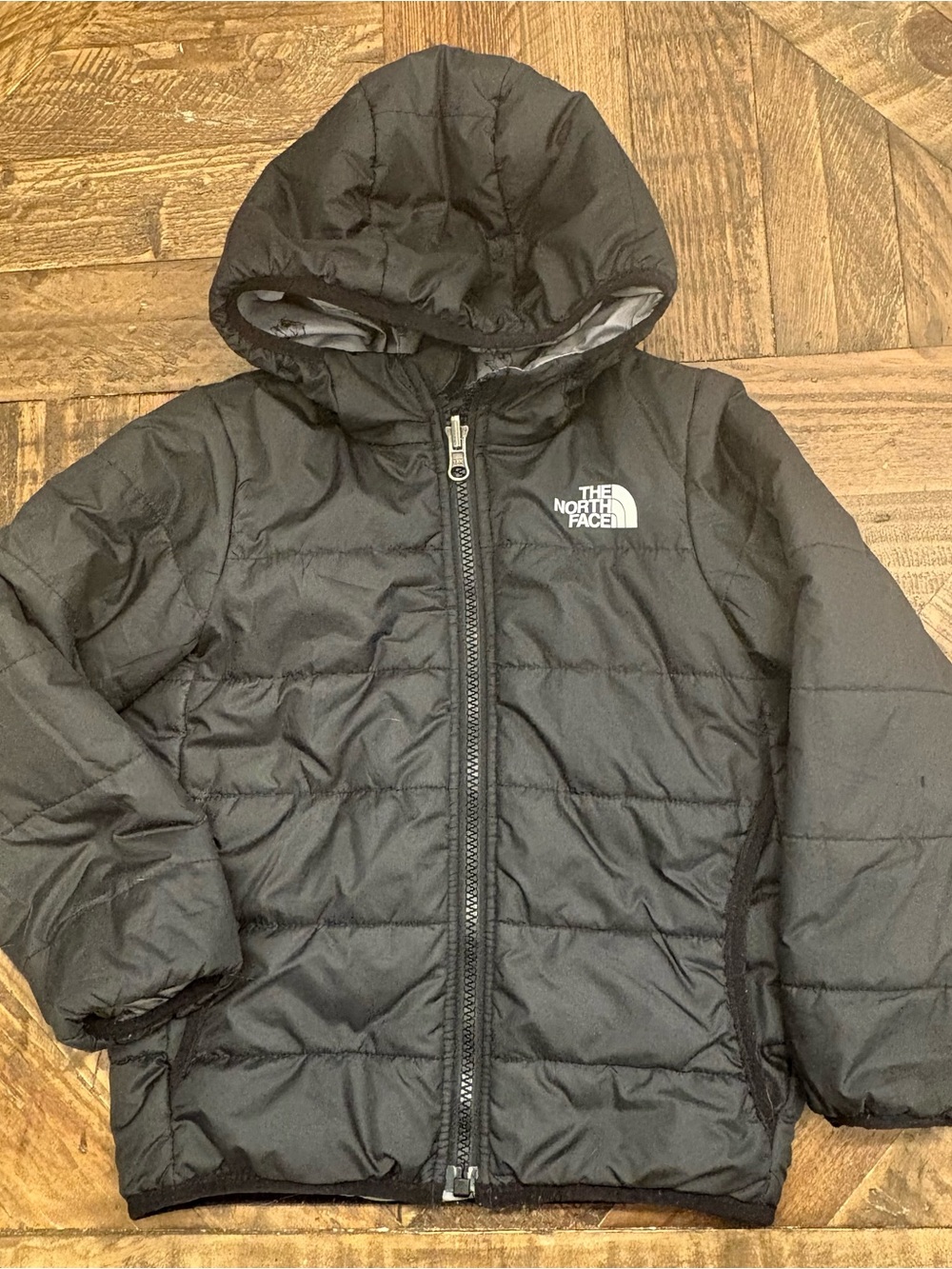 The North Face Toddler Reversible Black Jacket